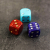 Plastic Dice with Swirl Effect