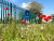 Wild flowers at Broadway's site entrance